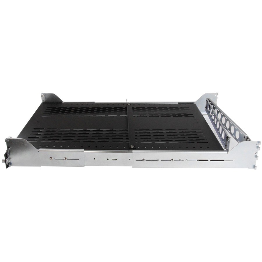 2U Adjustable Vented Sliding Rack Shelf