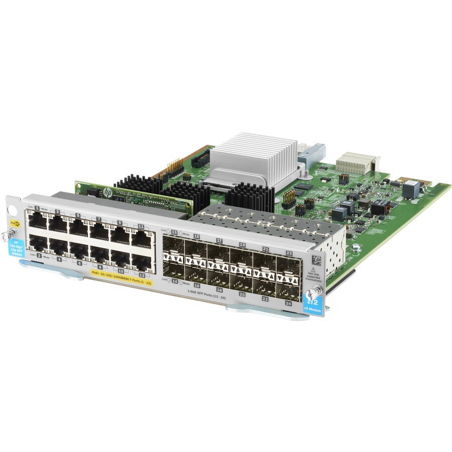 HP 12P POE+ / 12P 1GBE SFP V3 ZL2 MOD