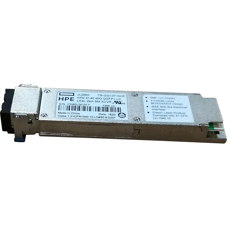 HPE X140 40G QSFP+ LC LR4L 2KM SM XCVR