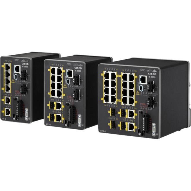 IE 16 10/100.2 FE SFP+2 T/SFP Base with