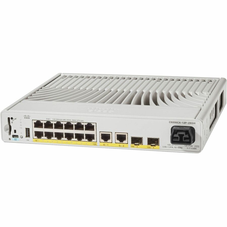 CATALYST 9000 COMPACT SWITCH 12 PORT POE