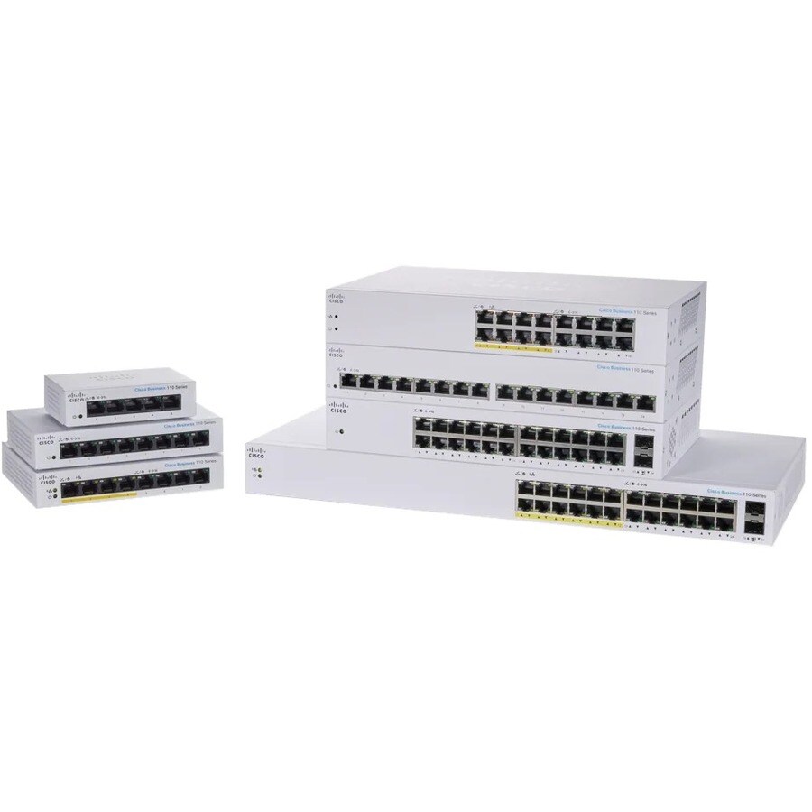 CBS110 UNMANAGED 16-PORT GE PARTIAL POE