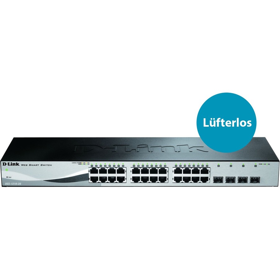 24-Port 10/100/1000Mbps + 4-Port SFP.