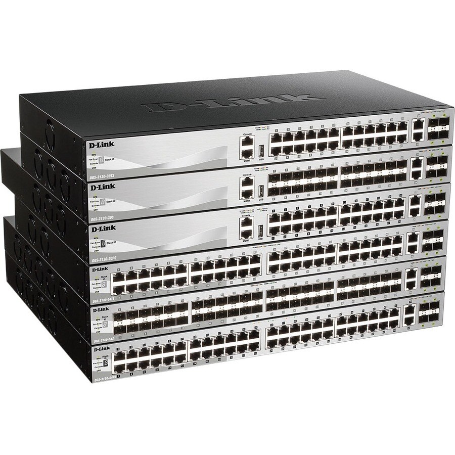  54-PortLiteLayer3 Stackable GB FibrSwit