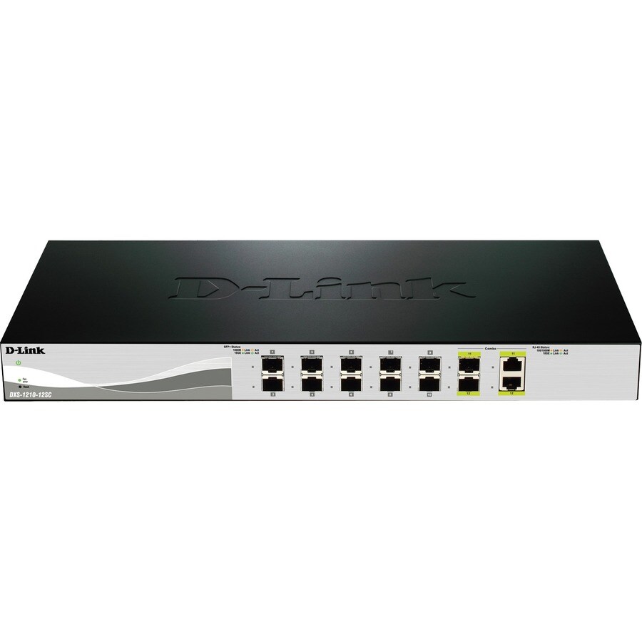 12-Port 10 Gb WebSmart Switch 12 SFP+ Po