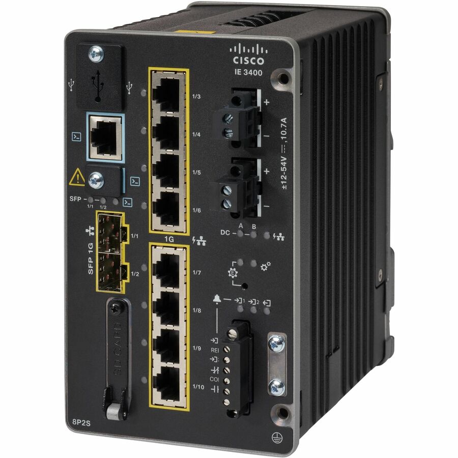 CATALYST IE3400 WITH 8GE POE/POE+. 2GE S