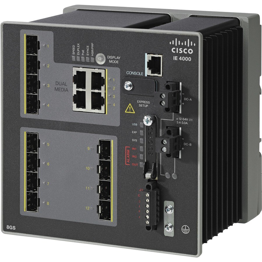 IE 4000 8 x SFP 1G 4 x 1G Combo LAN Base