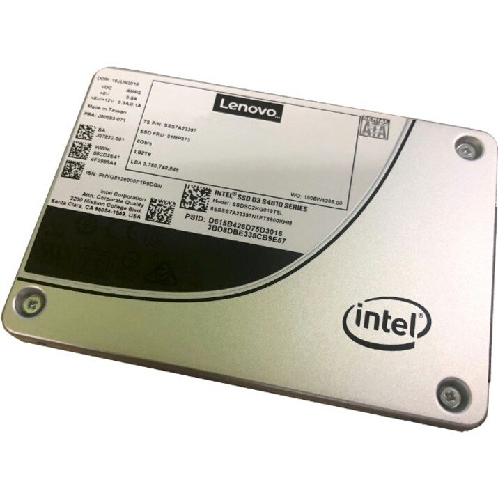 ThinkSystem 2.5in Intel S4610 3.84TB Mai