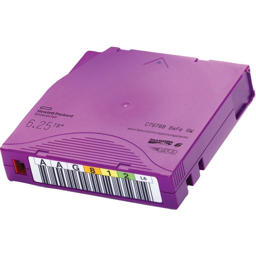 HP LTO-6 Ultrium 6.25 TB BaFe RW Custom