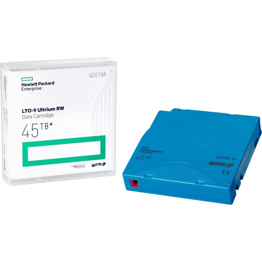 HPE LTO-9 45TB RW Non Cust Lbl 20 Crtg