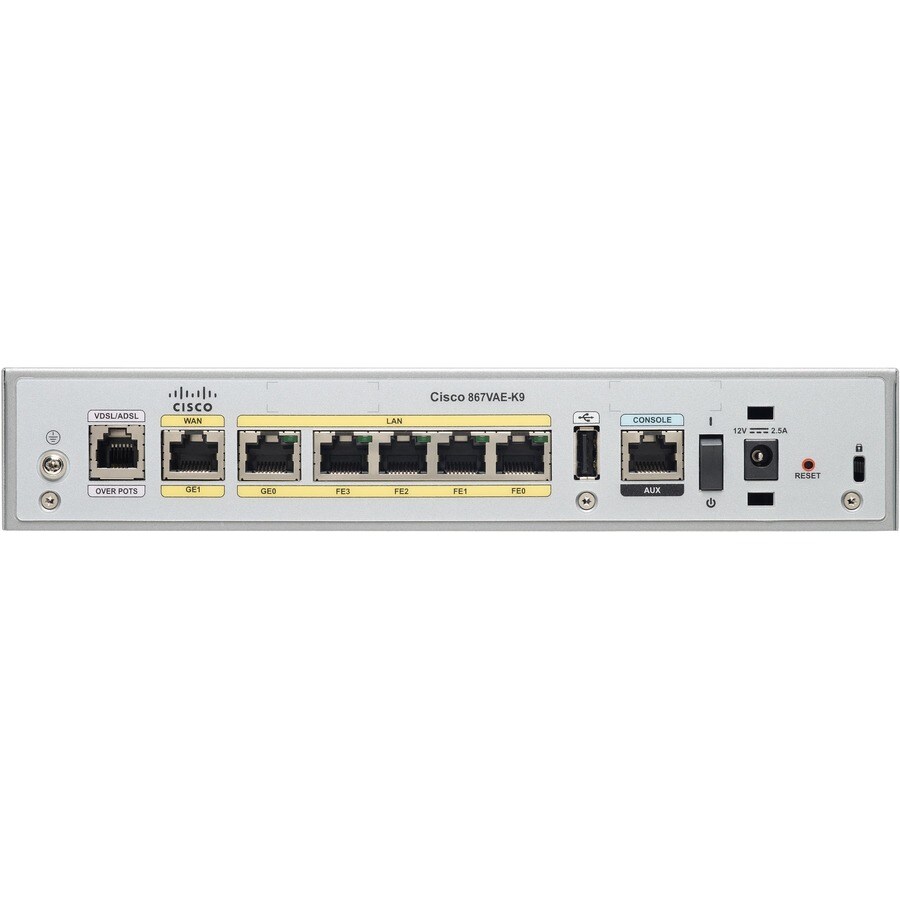 CISCO 867VAE SECURE ROUTER WITH VDSL2/AD