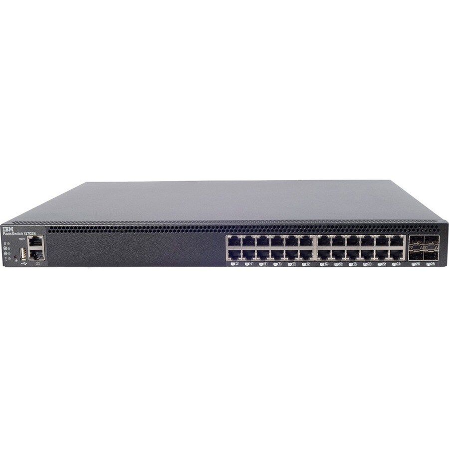 LENOVO RACKSWITCH G7028 (REAR TO FRONT)