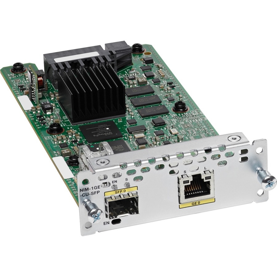 1-port GE WAN NIM dual-mode RJ45 & SFP