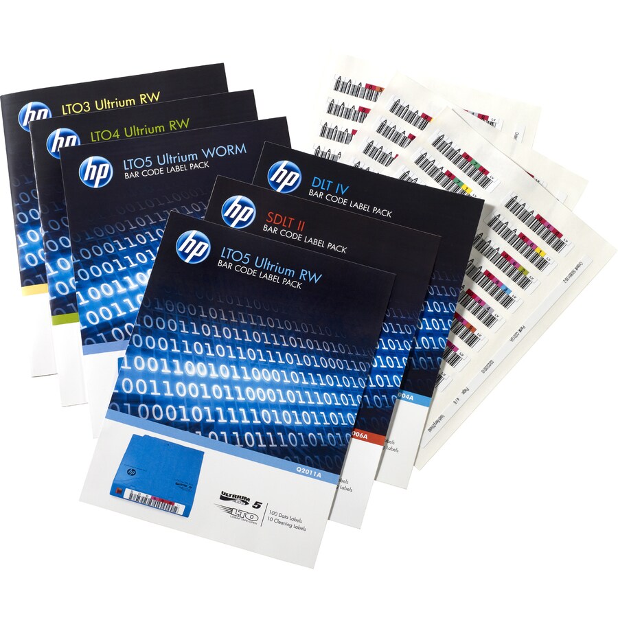 Bar Code Label Pack LTO6 Ultrium RW