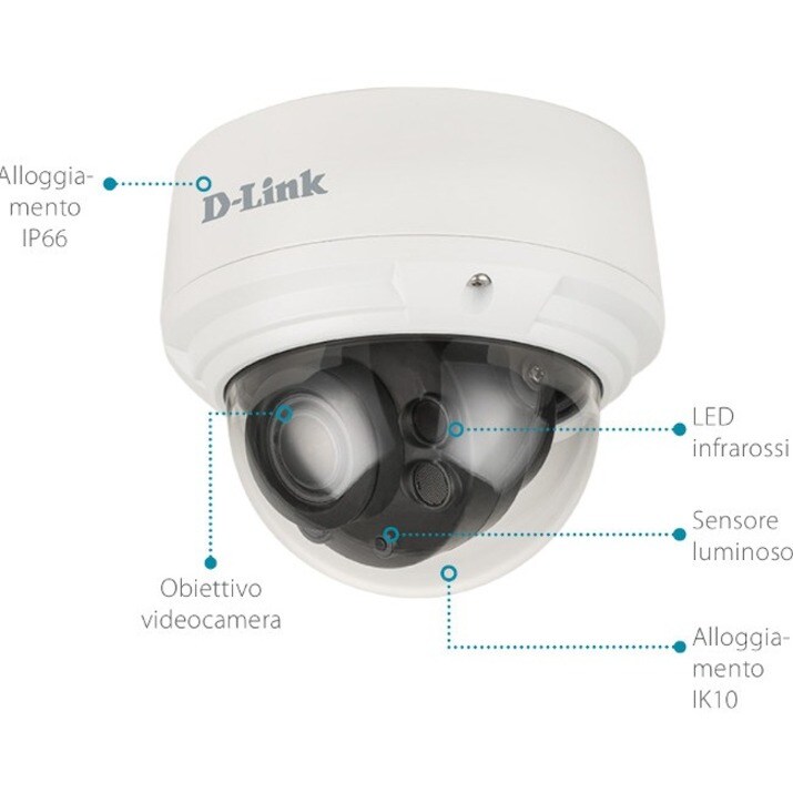 8-Megapixel H.265 Outdoor Dome Camera