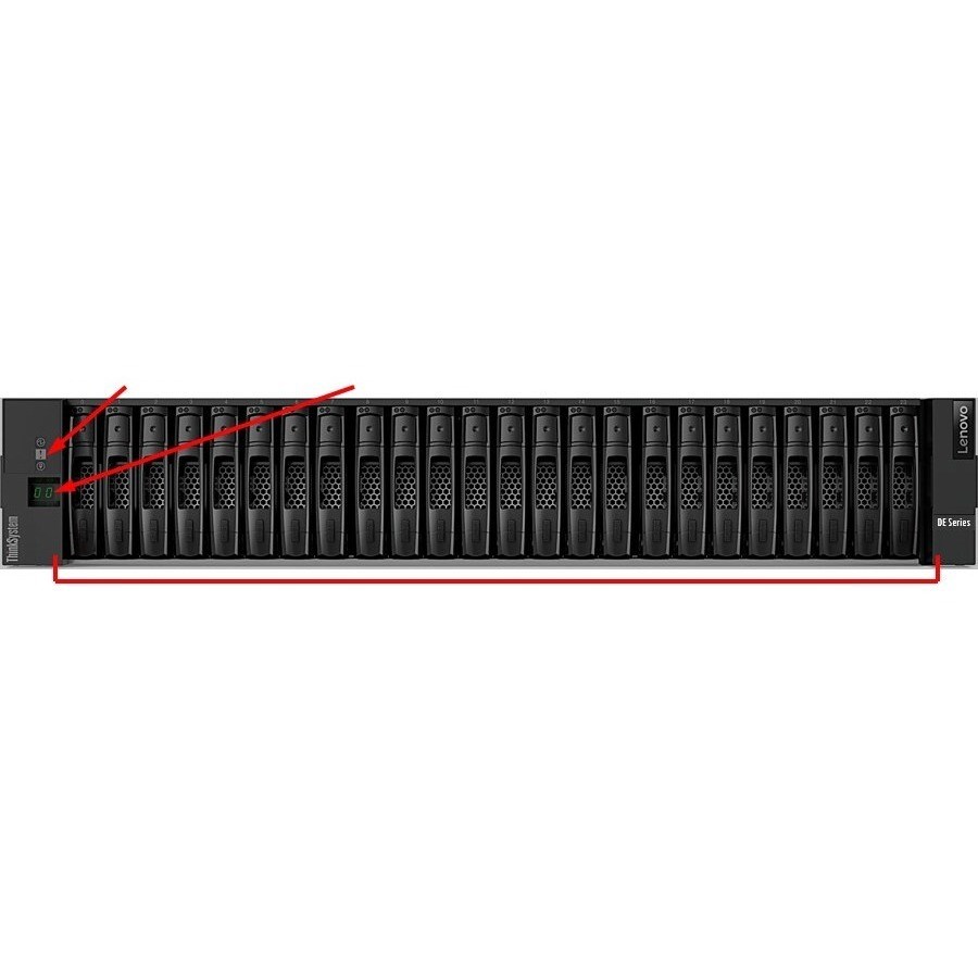 LENOVO DE Controller DE2000H 8G HICless 2U24 SFF, Gen2