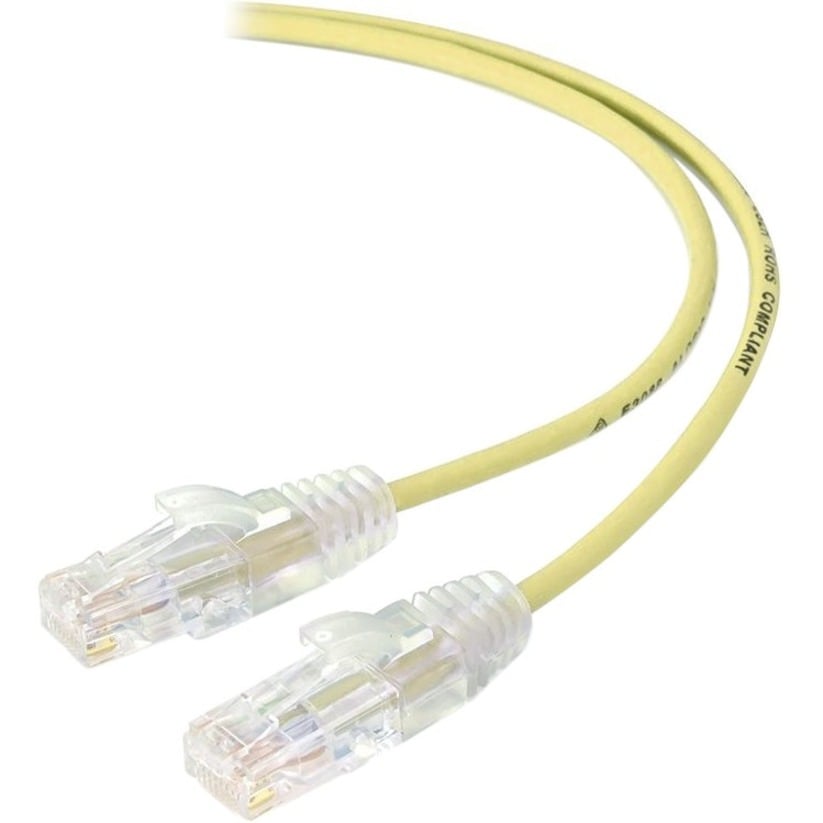 ALOGIC 0.30M YELLOW ULTRA SLIM CAT6 NETW