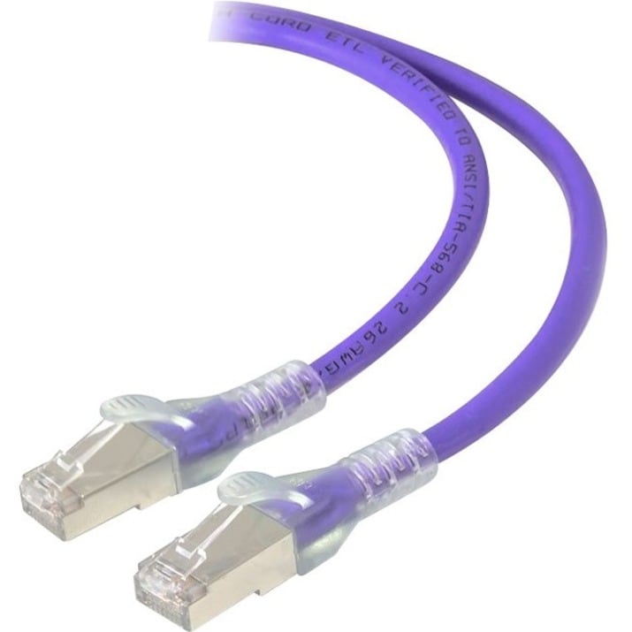 ALOGIC 5M PURPLE 10G SHIELDED CAT6A LSZH