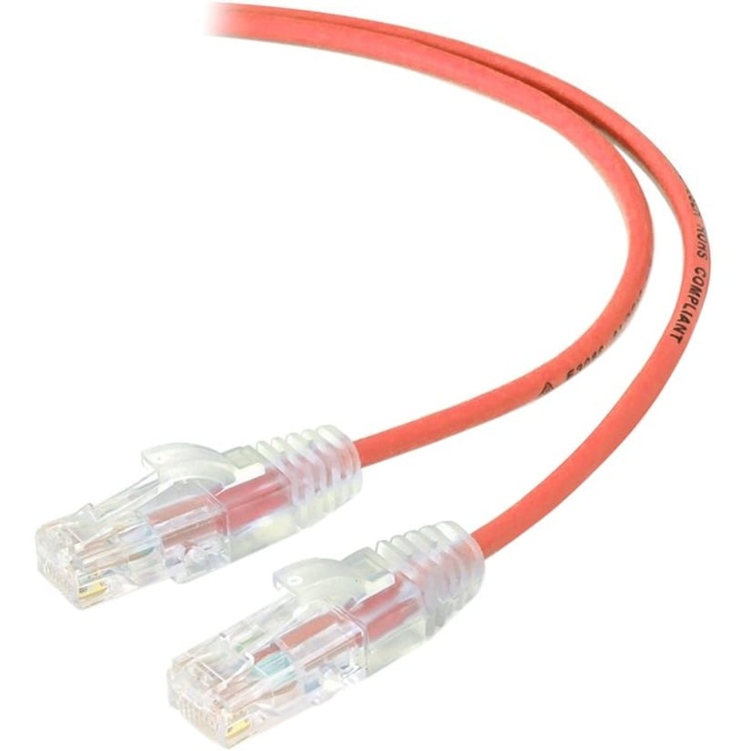 ALOGIC 2M RED ULTRA SLIM CAT6 NETWORK CA