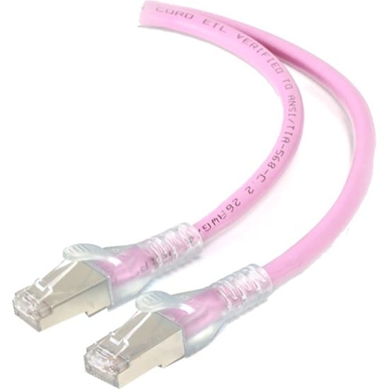 ALOGIC 10M PINK 10GBE SHIELDED CAT6A LSZ