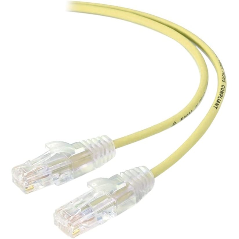 ALOGIC 2M YELLOW ULTRA SLIM CAT6 NETWORK