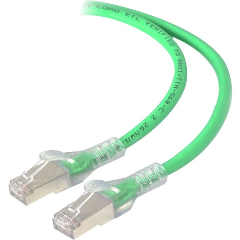 ALOGIC 5M GREEN 10G SHIELDED CAT6A LSZH