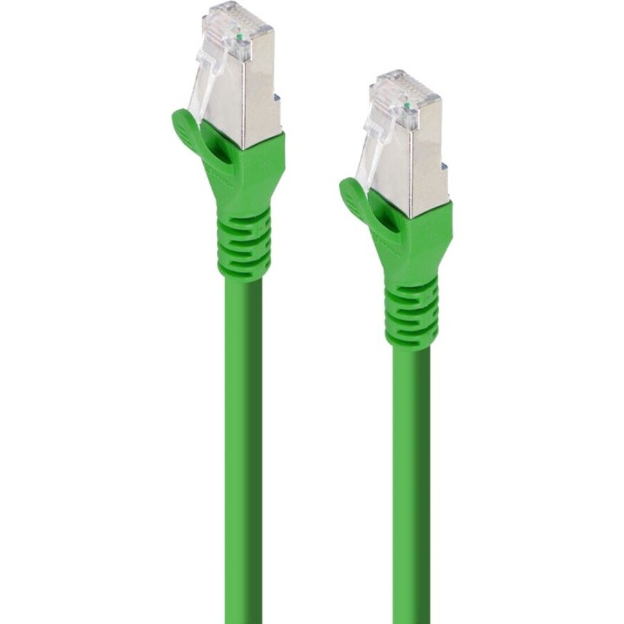 ALOGIC 3M GREEN 10G SHIELDED CAT6A LSZH