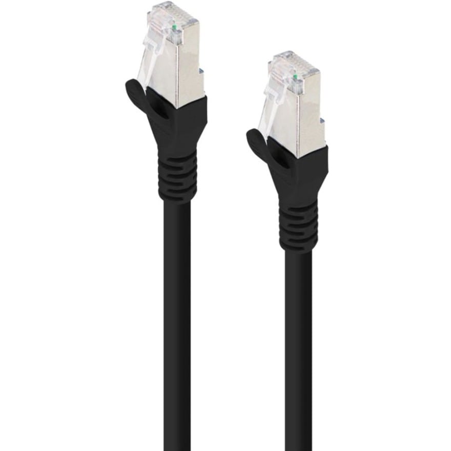 ALOGIC 2M BLACK 10G SHIELDED CAT6A LSZH