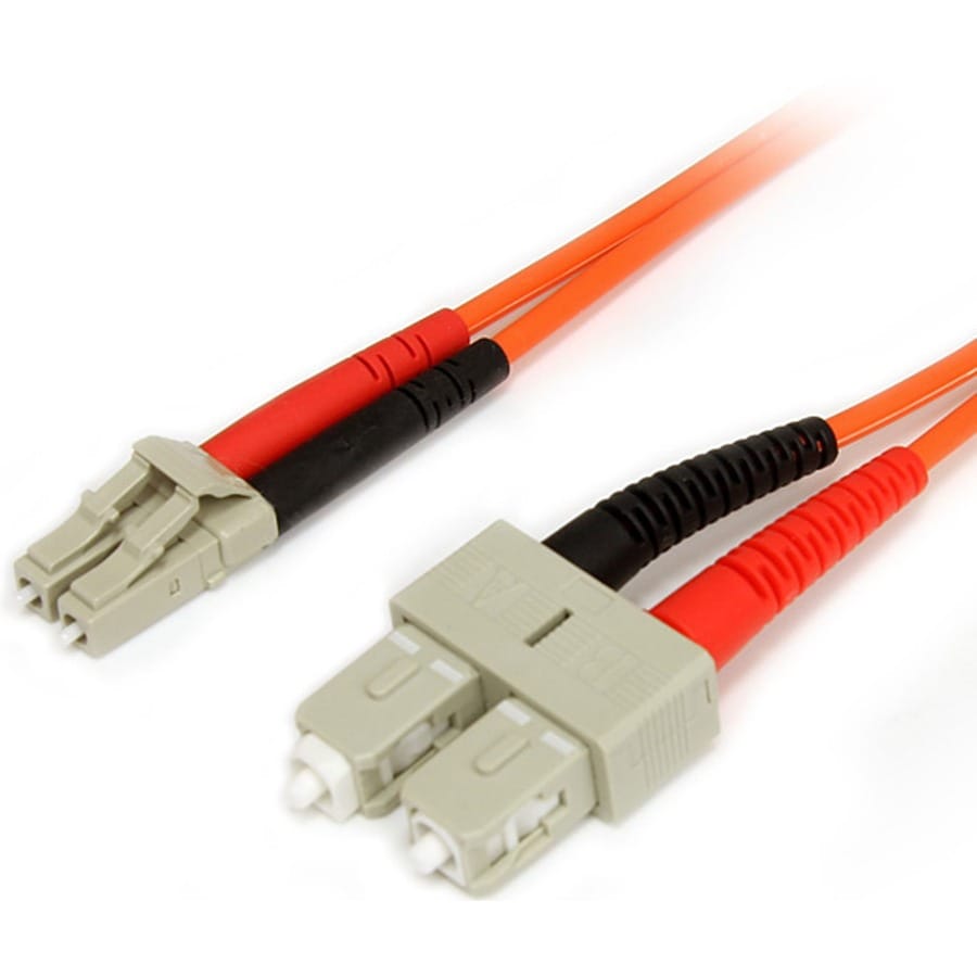 5M MULTIMODE FIBER PATCH CABLE LC - SC