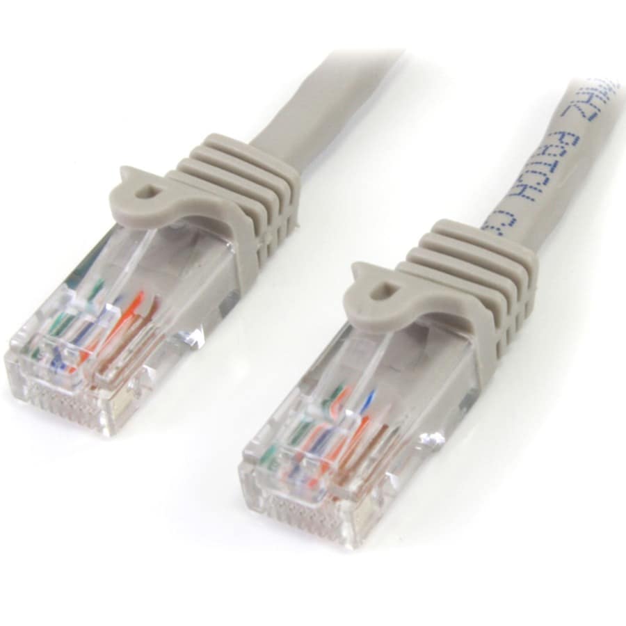 1m Gray Snagless UTP Cat5e Patch Cable