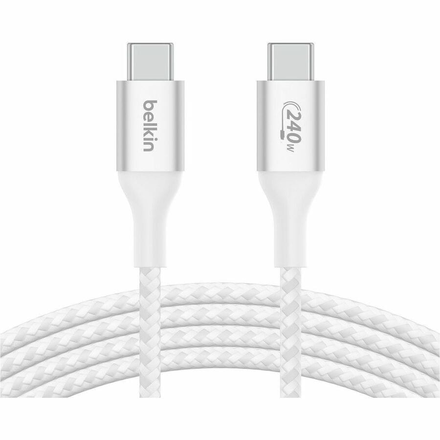 BOOSTCHARGE 1M USB-C CABLE 240W WHITE