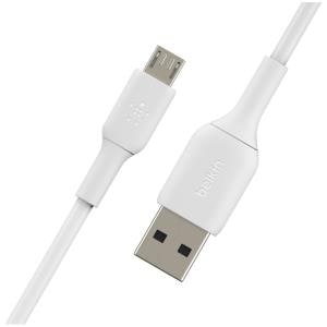 BOOSTCHRGE USB-A TO MICRO-USB CBL 1M WHT