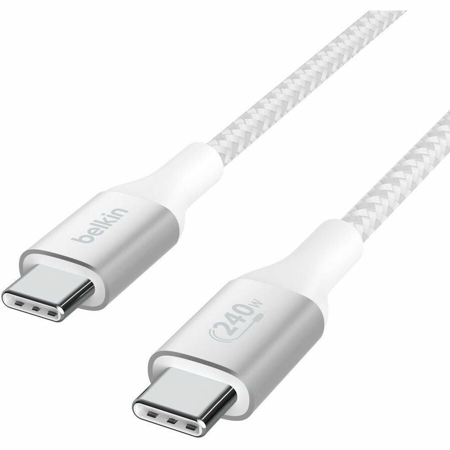 BOOSTCHARGE 2M USB-C CABLE 240W WHITE