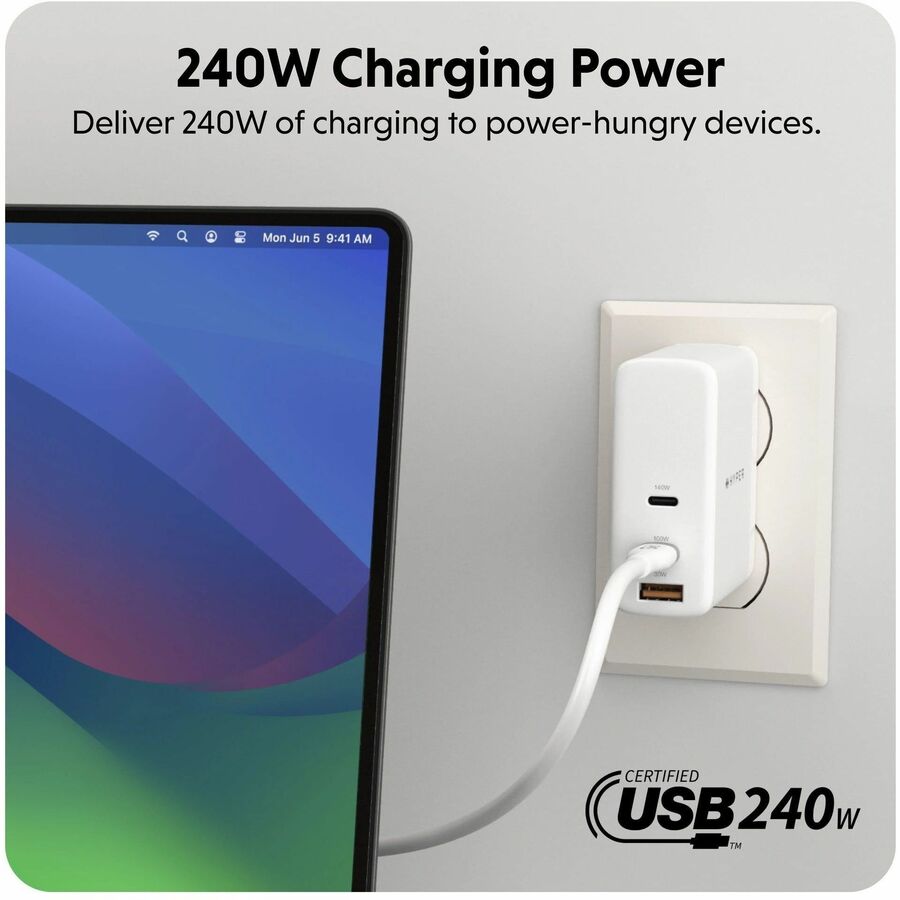 2M Silicone 240W USB-C Charging Cable Wh