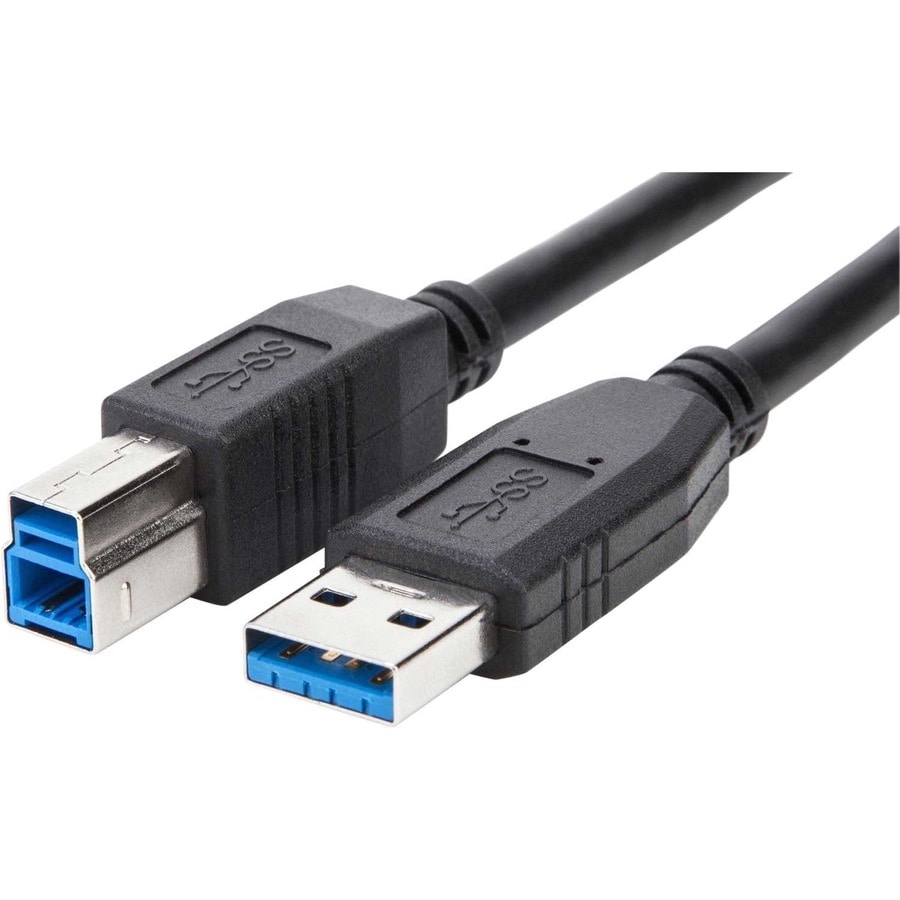 1m USB 3.0 A to B Cable Black
