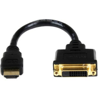 8in HDMI to DVI-D Video Cable Adapter