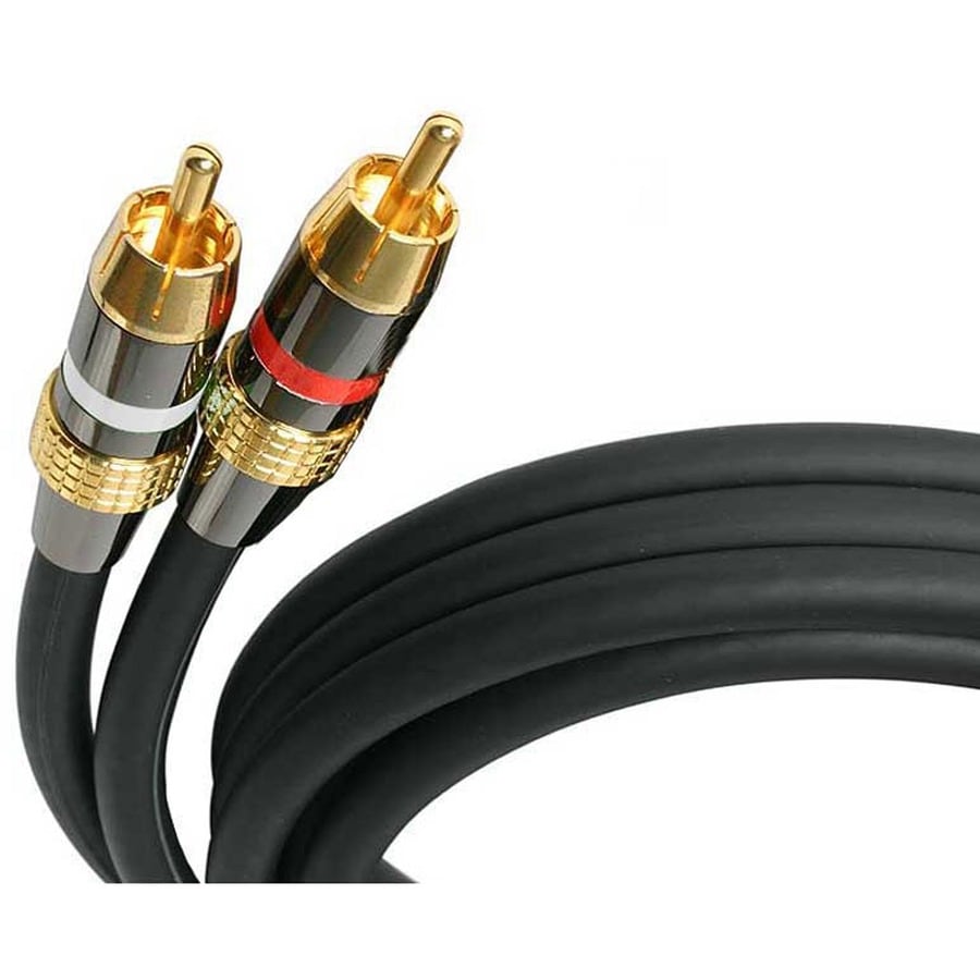 30 FT PREMIUM STEREO AUDIO CABLE RCA M/M