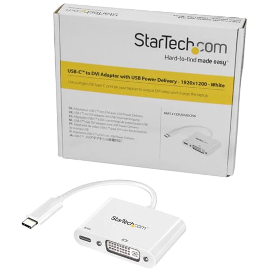 USB-C to DVI Adapter with Power Delivery