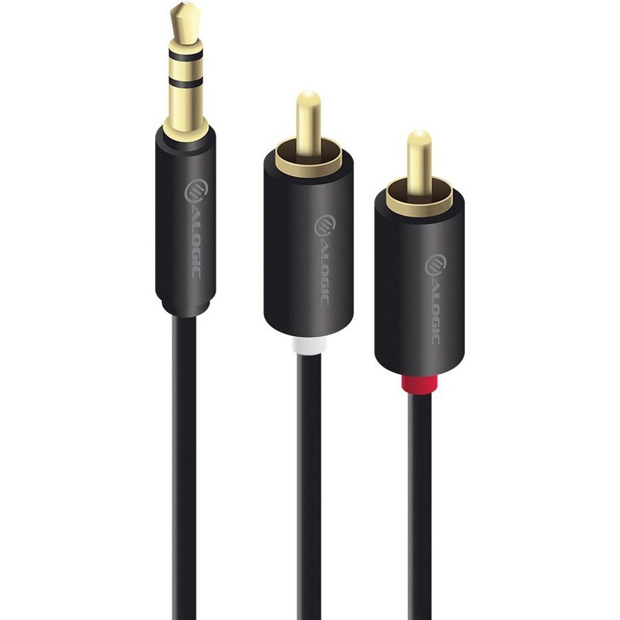 PREMIUM STEREO AUDIO TO 2XRCA STEREO BLK