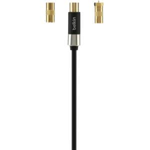 CABLE AERIAL M/M W/F-TYPE ADAPTERS 2M