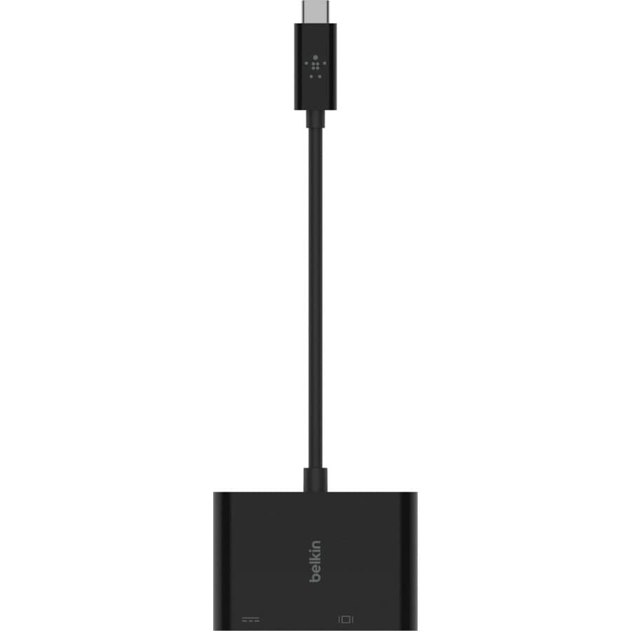 USB-C to VGA + Charge Adapter BLK (60W P