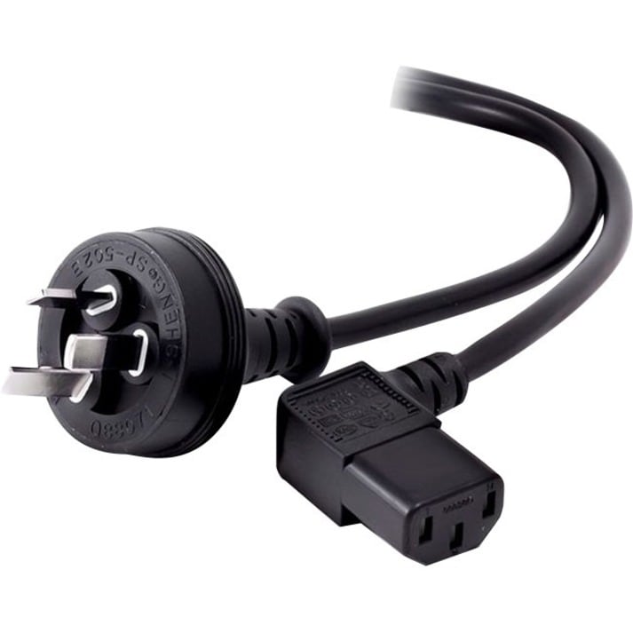 ALOGIC 2M 3 PIN AUS MALE TO RIGHT ANGLE