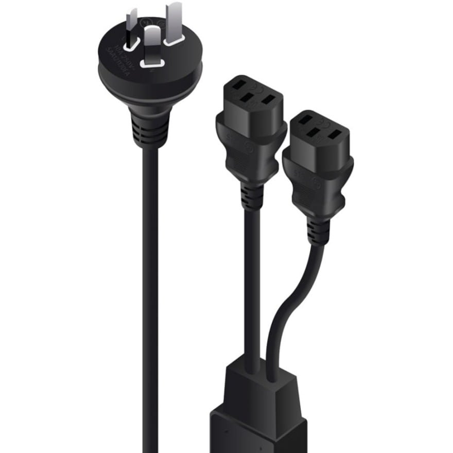 ALOGIC 4M AUS 3 MAINS WALL TO 2 X IEC C1