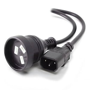 1.5M IEC C14 TO AUS 3PIN MAINS PLUG MTOF