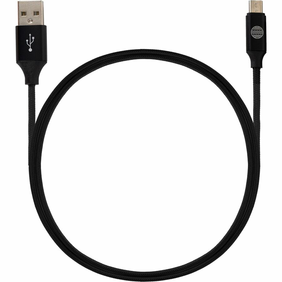 USB-A TO MICRO CABLE 1.2M/4FT BLACK