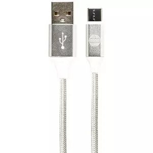 USB-A to USB-C cable 1m White