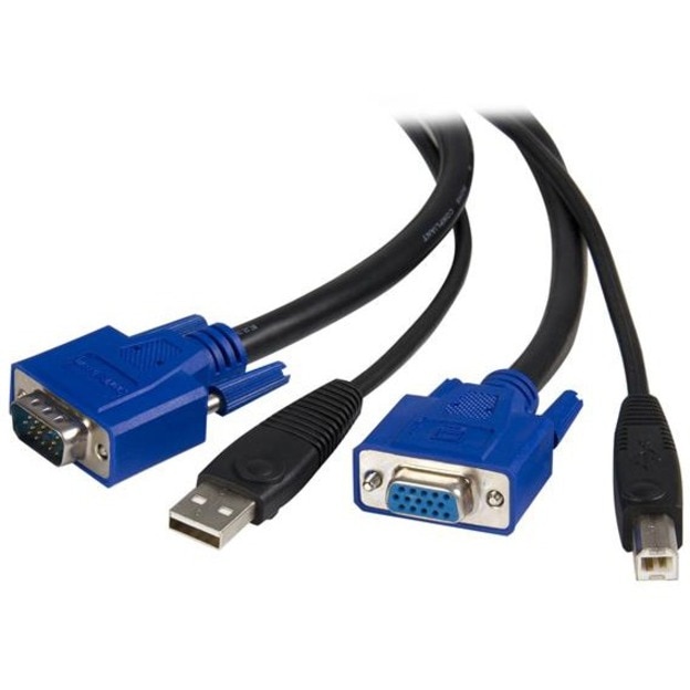 6 ft 2-in-1 USB KVM Cable