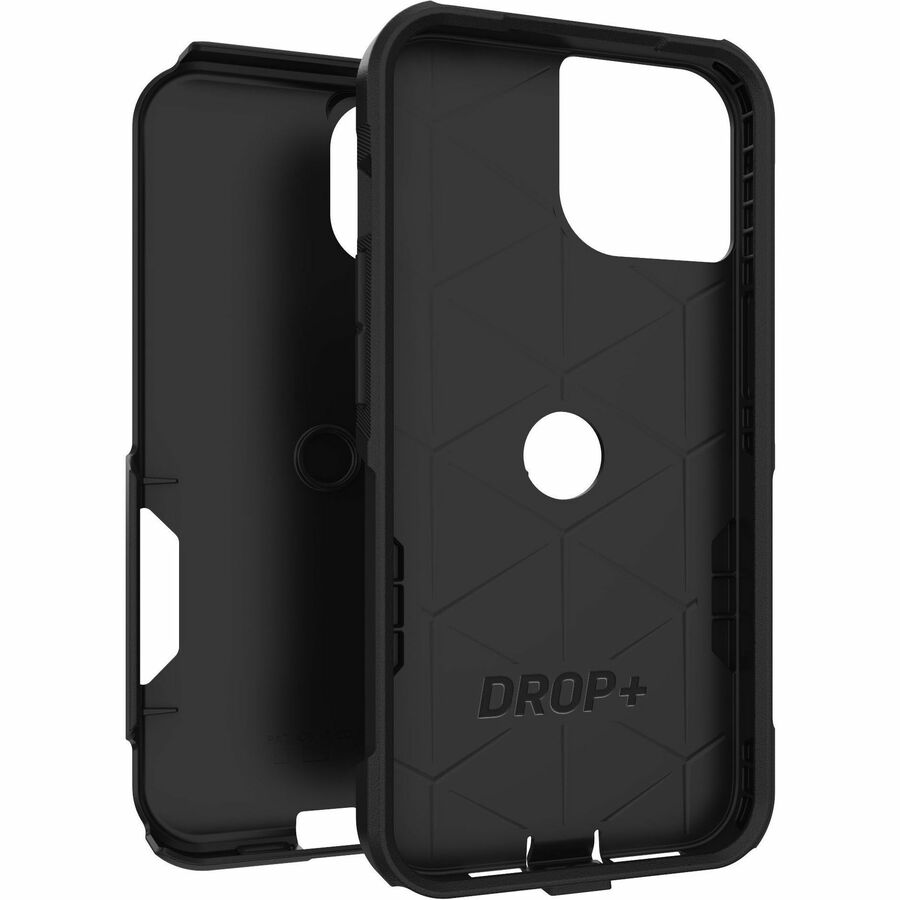 OtterBox Commuter Apple iPhone 15 / iPhone 14 / iPhone 13 (6.1') Case Black - (77-92605), Antimicrobial, DROP+ 3X Military Standard, Dual-Layer