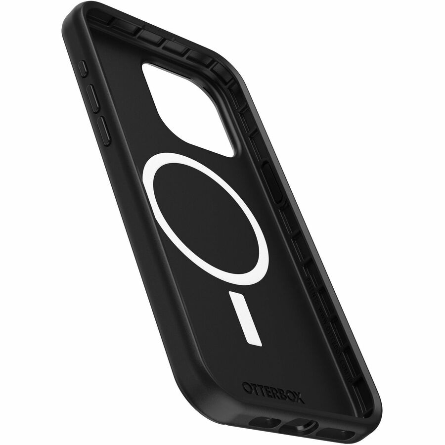 OtterBox Symmetry+ MagSafe Apple iPhone 15 Pro Max (6.7') Case Black - (77-92897), Antimicrobial, DROP+ 3X Military Standard, Raised Edges
