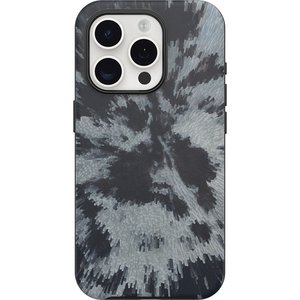 OtterBox Symmetry+ MagSafe Apple iPhone 15 Pro (6.1') Case Burnout Sky (Black) - (77-93361), Antimicrobial, DROP+ 3X Military Standard,Raised Edges